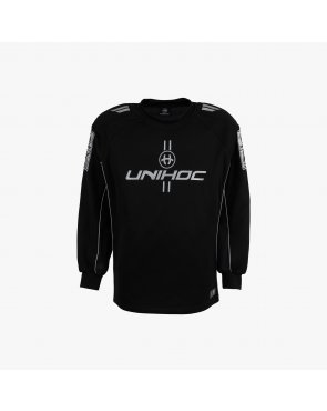 Unihoc Goalie Sweater Alpha Black/Silver