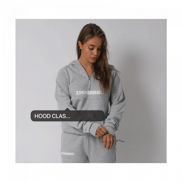 Zone Hood CLASSIC Cotton Grey