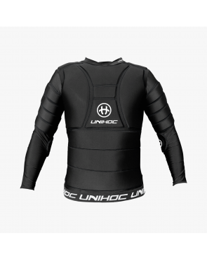 Unihoc Goalie T-shirt Flow Black/White