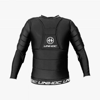 Unihoc Goalie T-shirt Flow Black/White