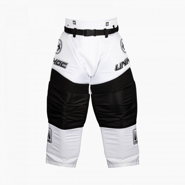 Unihoc Goalie Pants Inferno All White