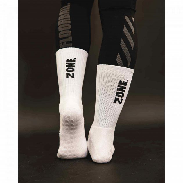 Zone Grip Socks Incredible White