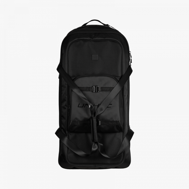 Unihoc Goalie Backpack Dark Line Black 100L