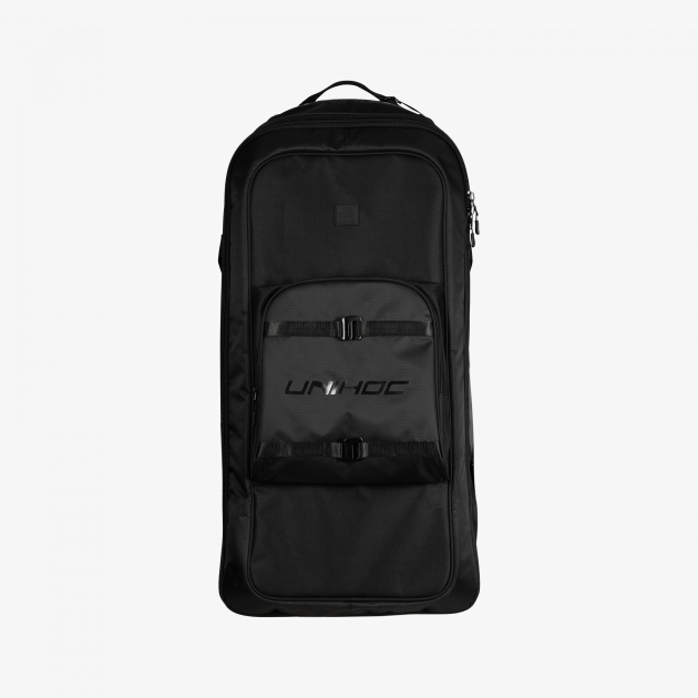 Unihoc Goalie Backpack Dark Line Black 100L