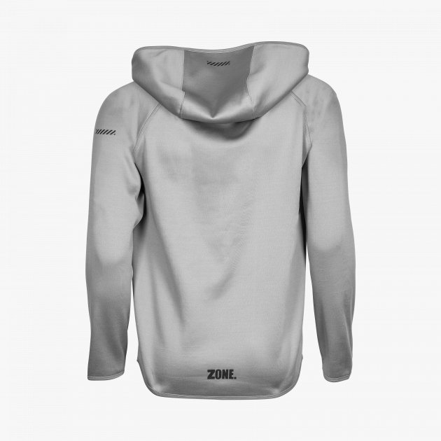 Zone Hood Zip Modern Grey