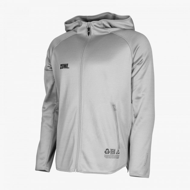 Zone Hood Zip Modern Grey